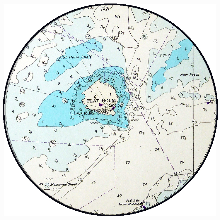 FLATHOLM-ISLAND-SEA-MAP-W&D-