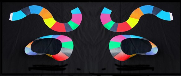 'MONDRIAN'S-SLIPPERS'-W&amp;D-